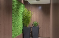 Дизайн бизнес центра: интерьер лифтового холла, дизайн офисных коридоров, вестибюлей